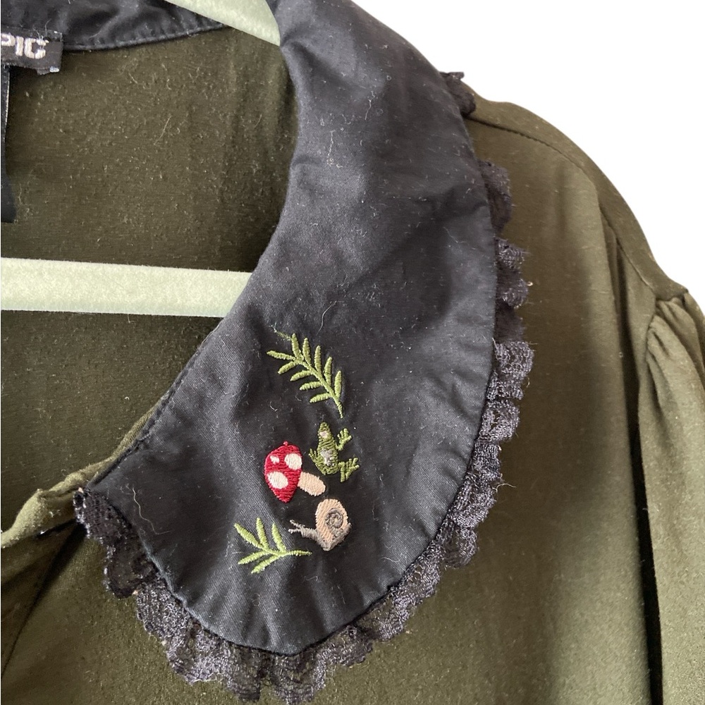 Hot Topic Dark Olive Women's dress - Picture 6 of 8